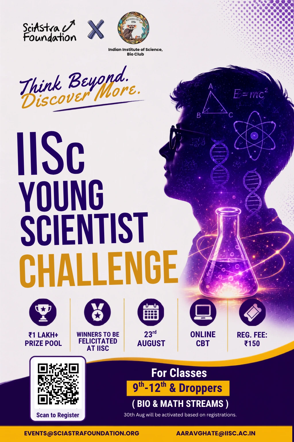IISc young scientist challenge