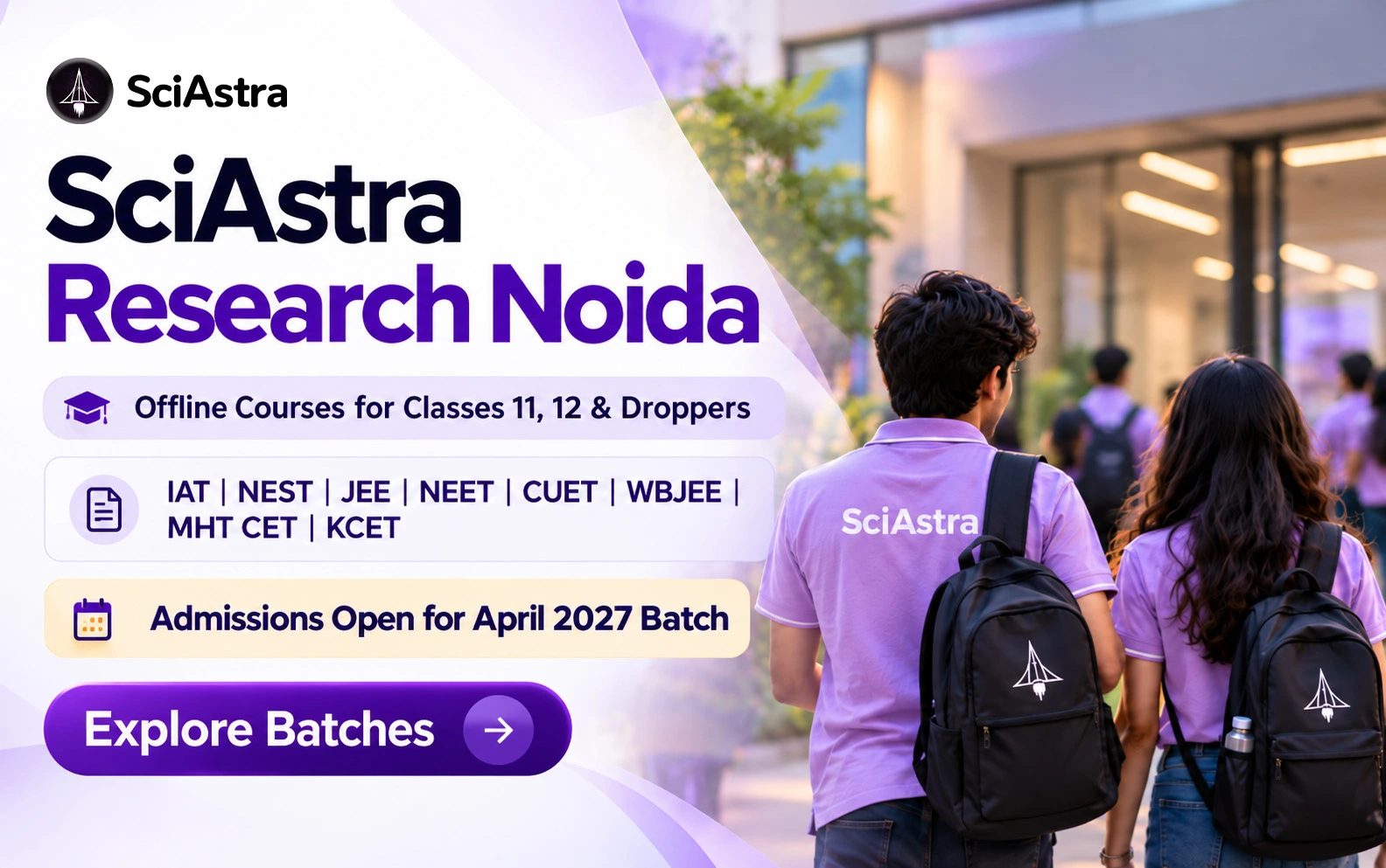 SciAstra Research Noida Offline Batches