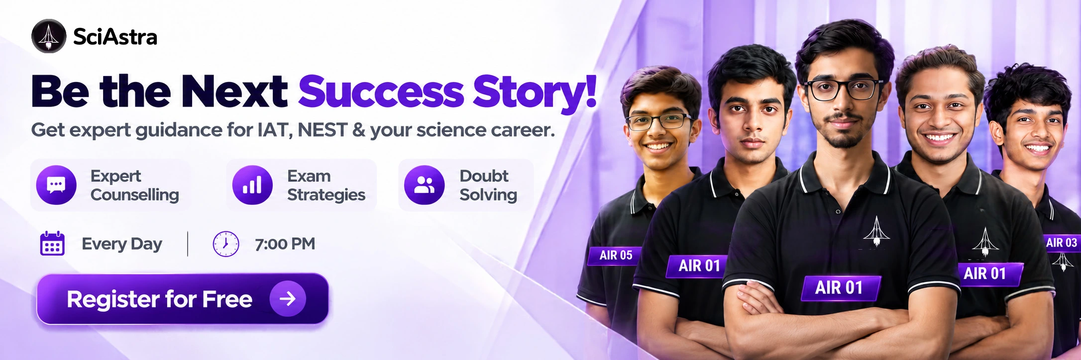 Free Career Counselling Session with SciAstra