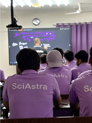 Delhi student interaction session