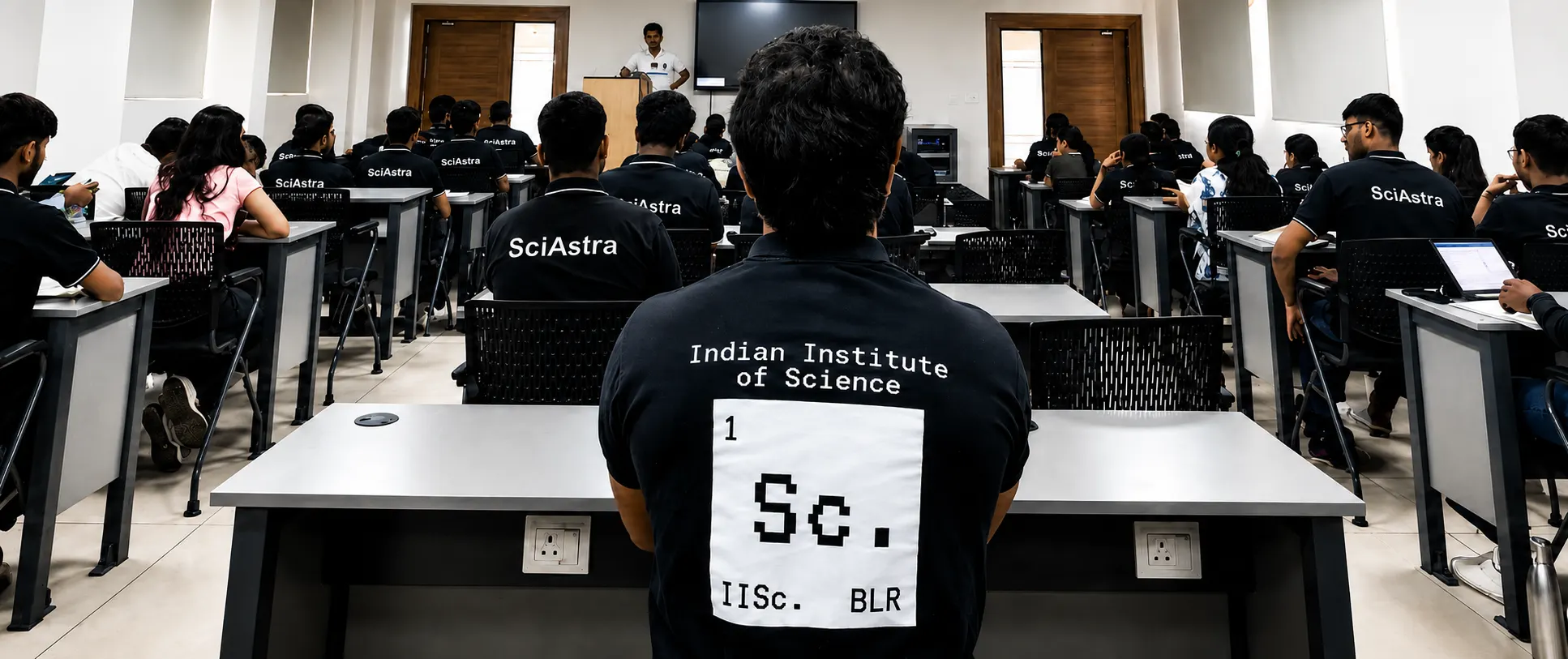 SciAstra offline coaching students orientation and classroom session