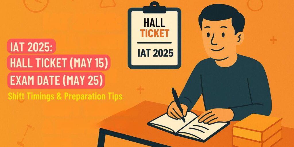 IAT 2025: Hall Ticket (May 15), Exam Date (May 25), Shift Timings & Preparation Tips Here